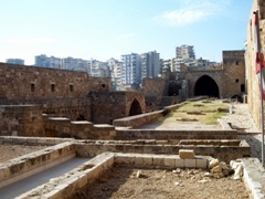 The Citadel of Tripoli is the largest and oldest military fortress in Lebanon. We had a good panorama overlooking the city from this vantage point