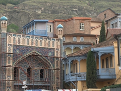 View of the Abanotubani district of Tbilisi