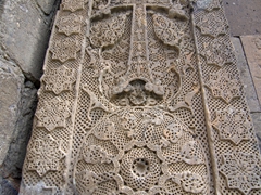 Check out the level of detail on this khachkar at Haghartsin Monastery