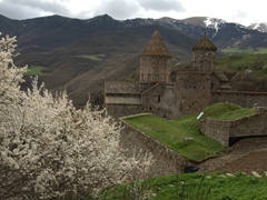 At the end of the cable car ride, we are rewarded with this view of Tatev monastery