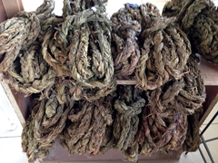 Bundles of herbs for sale. Gagik told us that these are perfect to ease any stomach ailments...just boil and drink