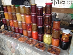 Pickled fruits and vegetable for sale
