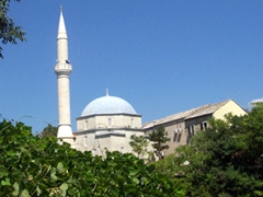 One of Mostar's many mosques