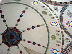 Colorful dome, Mostar mosque