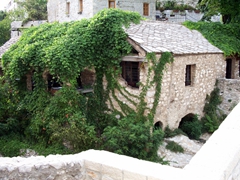 Ivy-covered house, Mostar