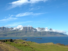 Scenic East Fjord...we were lucky to drive this section on one of the few sunny days we had in Iceland