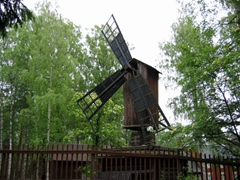 A farm windmill at Seurasaari Open Air Museum