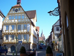 The date on the building reads "1592". This was the former town hall of Sindelfingen and is now a museum