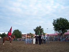 Barb and Steve get married at their Rodeo Wedding; Stuttgart's Robinson Barracks