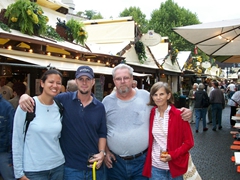 Becky, Robby, Bill and Laverne get ready to have fun at the Stuttgart Wine Festival