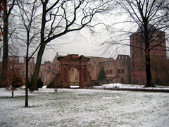A frosty morning's visit to the Heidelberg Castle