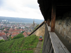 We had a fantastic panorama view of Esslingen from this lookout point at Esslingen Burg (castle)