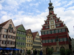 Esslingen's Altes Rathaus (Old Town Hall) served as the former market hall and tax house