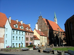 St. Peter's courtyard, Riga