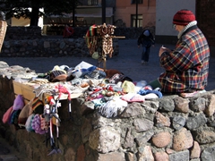 Handmade souvenirs for sale, Riga center