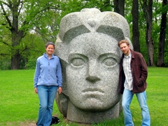 Becky and Jurak at the Daina Hill Song Garden