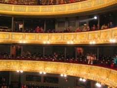 Interior view of the Latvian National Opera, Riga